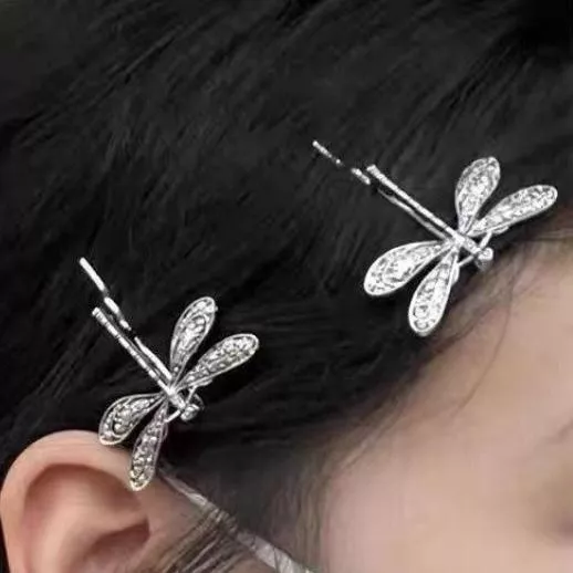 邊夾 瀏海夾 蜻蜓 一字夾 復古 簡約 金屬髮夾 少女森系田園髮卡髮飾