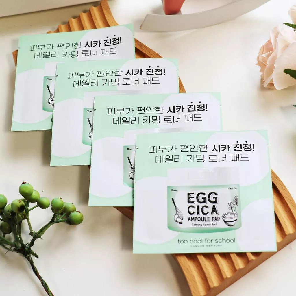 too cool for school 濕敷化妝棉