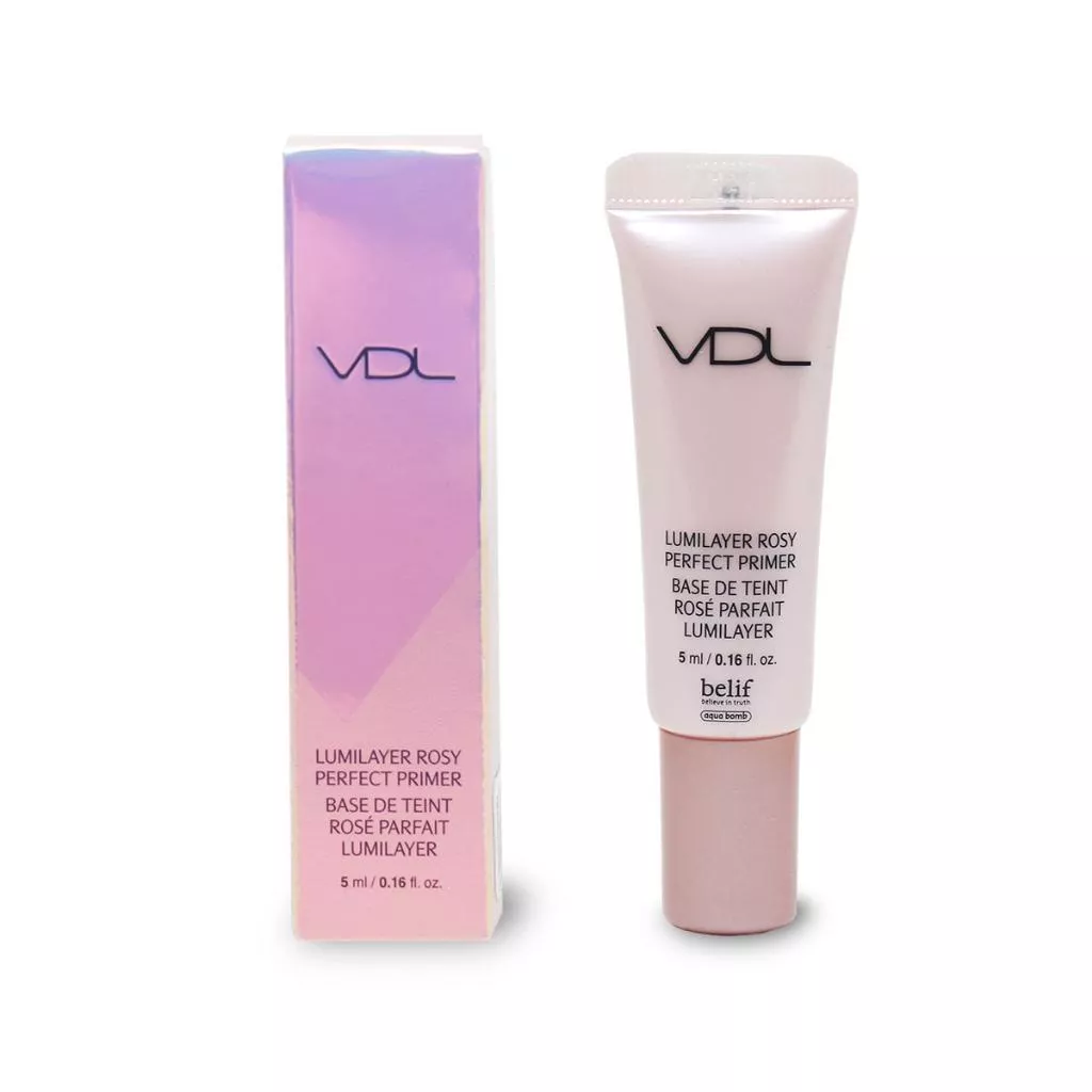韓國連線 VDL 玫瑰提亮妝前乳 試用品 小樣 小包裝 旅行裝 5ML/15ML