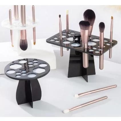 化妝刷清潔晾曬架 化妝刷架 收納架 晾曬架 掛式收納架 化妝刷晾乾架 化妝刷收納架 14孔 26孔 美妝工具