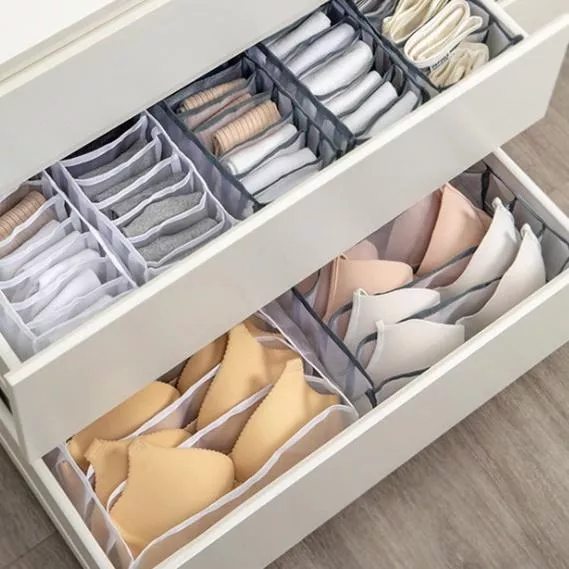 可水洗網紗內衣收納盒抽屜式襪子文胸內褲收納格整理神器