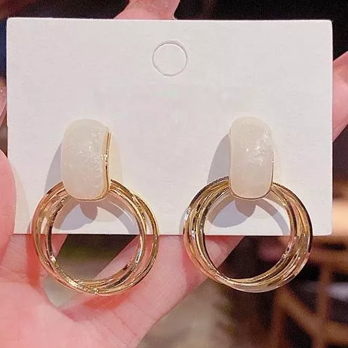 歐美多層次造型 耳釘 耳飾 耳環 耳針 女 飾品