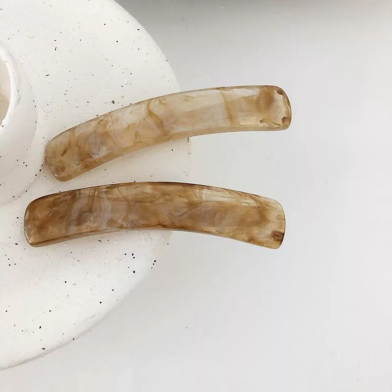 韓系 亞克力 頭飾 邊夾 碎髮夾 頂夾 髮卡 瀏海夾 鴨嘴夾 髮飾 女 R1