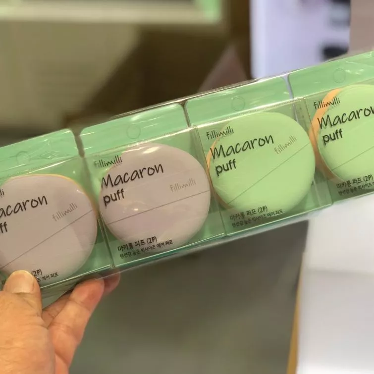 韓國連線 fillimilli 粉撲 馬卡龍粉撲 棉花糖粉撲 馬卡龍泡芙粉撲 氣墊粉撲 上妝工具 化妝海綿 化妝海綿