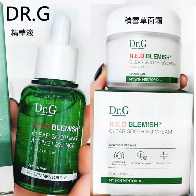 韓國連線 DR.G 積雪草面霜70ml / 精華液30ml /化妝水200ML 小U連線 T190