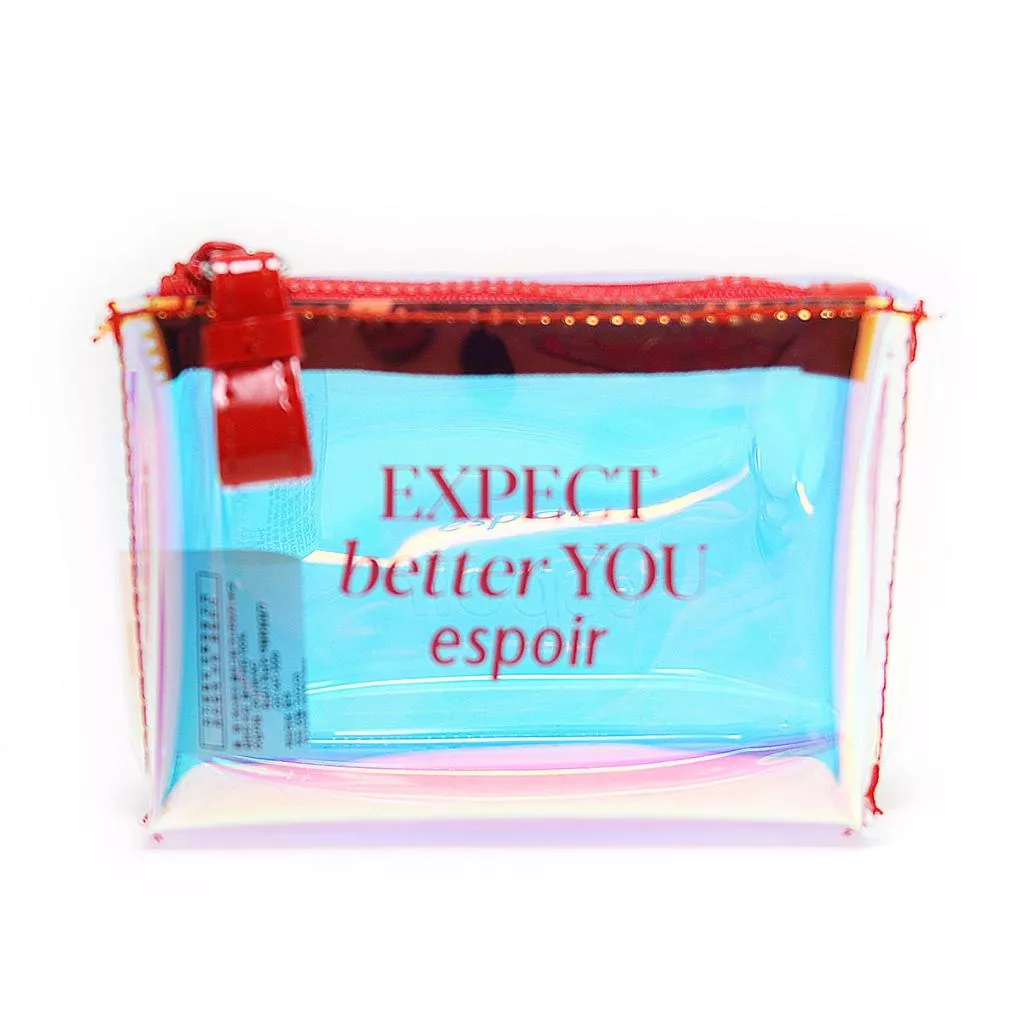 ESPOIR 化妝包 隨身包 零錢包 雷射