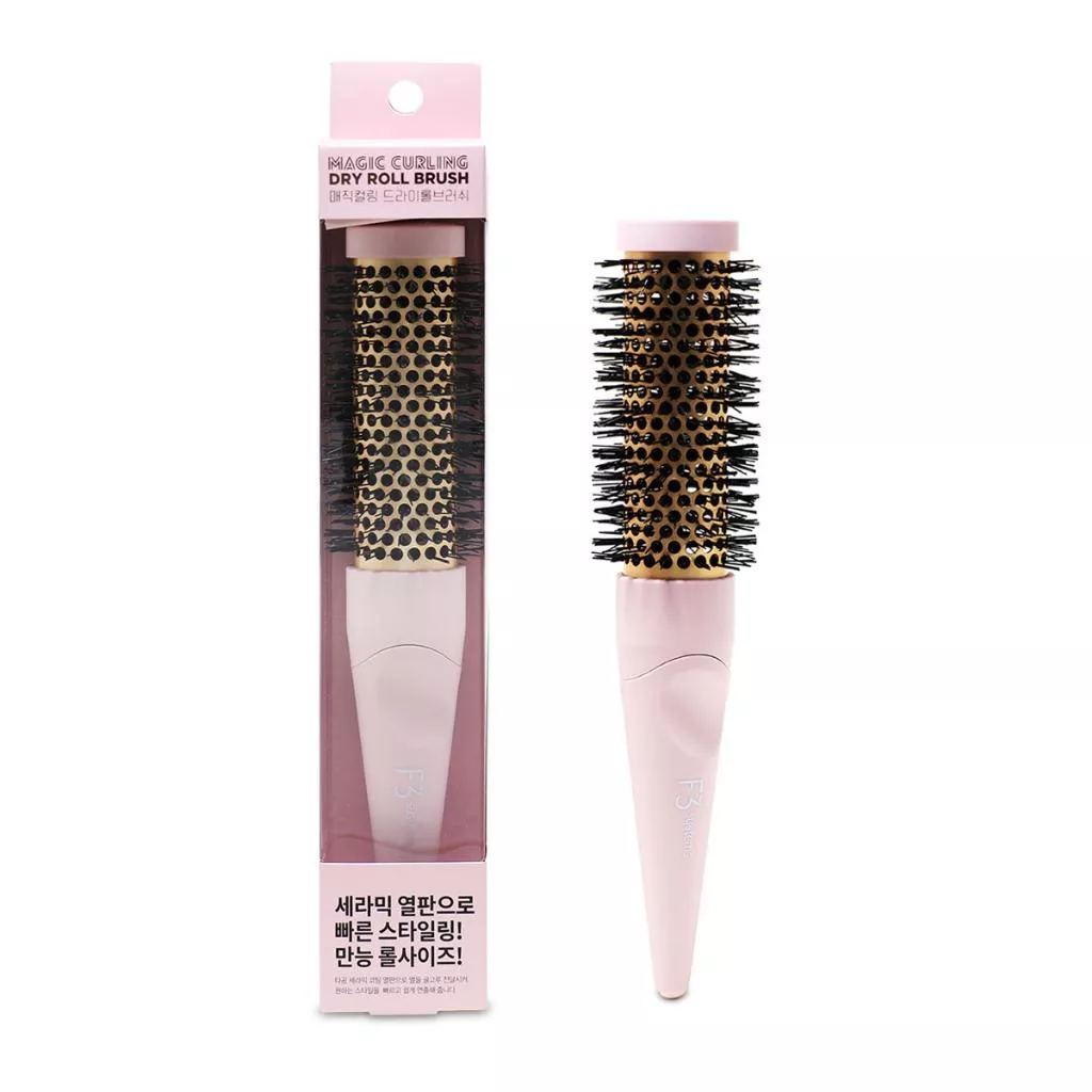 韓國連線 F3 systems 美髮梳 梳子 快乾陶瓷空氣捲梳 陶瓷梳 梳子 快乾陶瓷空氣捲髮梳 50mm