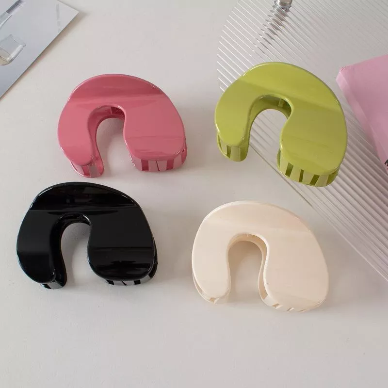 糖果色 抓夾 甜美少女心 盤髮 鯊魚夾 抓夾 簡約 新款 髮夾 髮飾