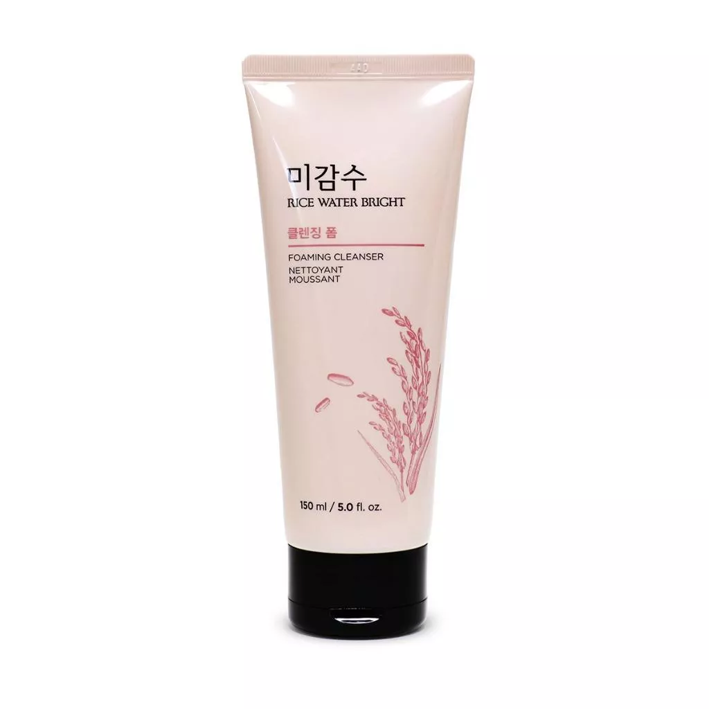韓國 The Face Shop Rice Water Bright 大米嫩白深層洗面乳 泡沫潔面乳