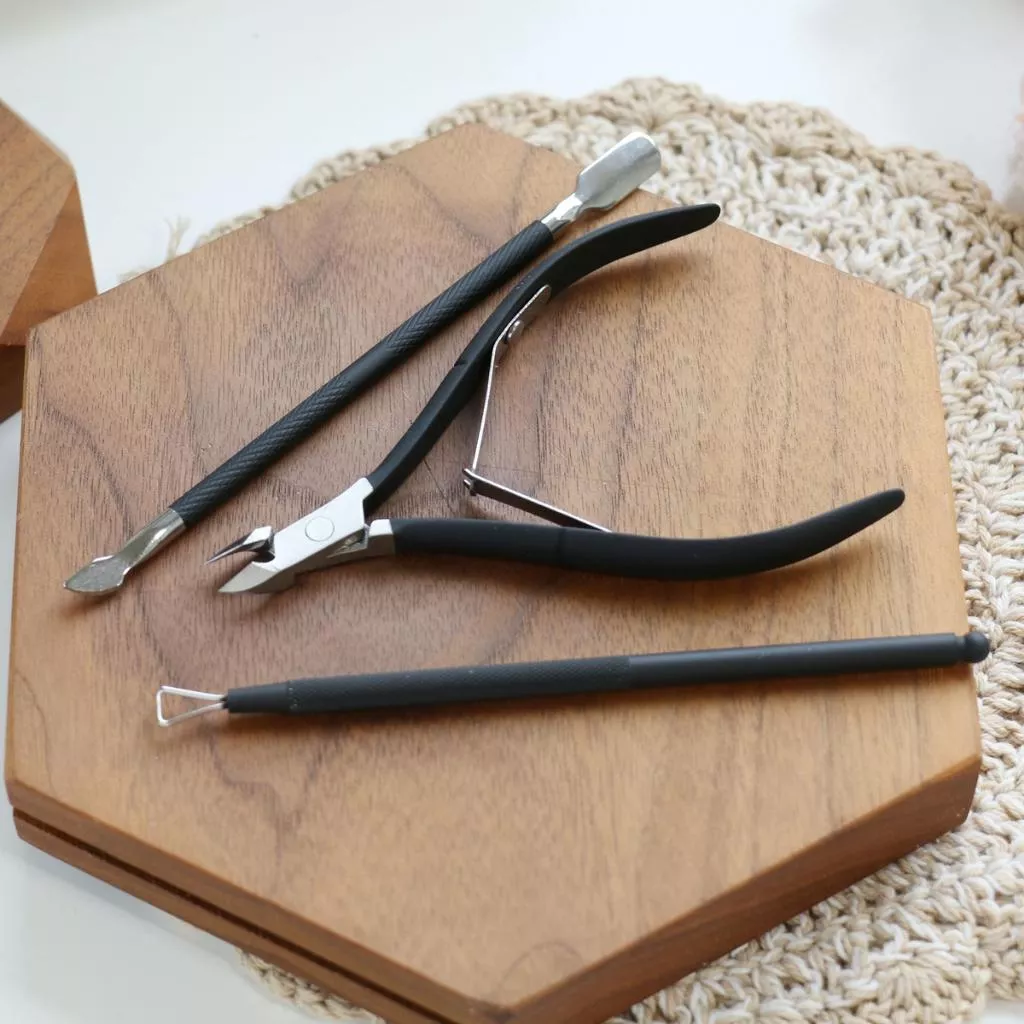 不銹鋼死皮剪套裝 死皮鉗鋼推卸甲刨3件套 美甲去死皮套組 美妝工具 美甲工具