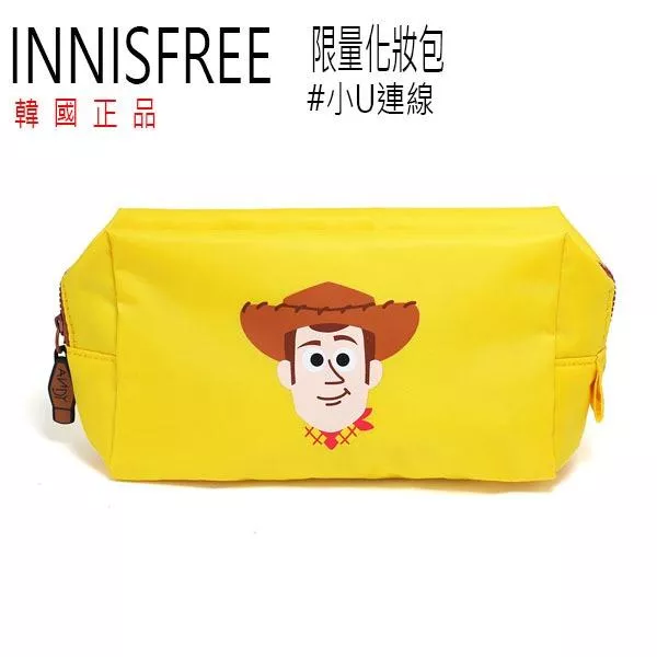 INNISFREE 化妝包 收納包 玩具總動員 胡迪 化妝包 限量