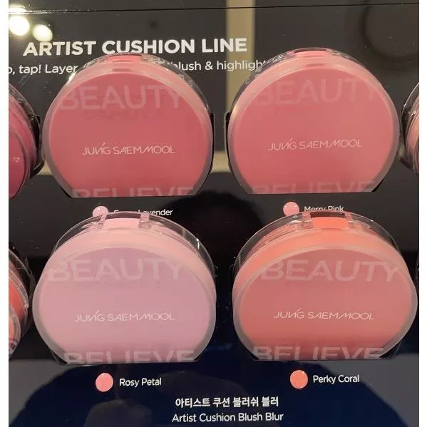 韓國連線 Jung Saem mool 鄭瑄茉 藝術家氣墊腮紅 Artist Cheek Blush 腮紅 水光/霧面