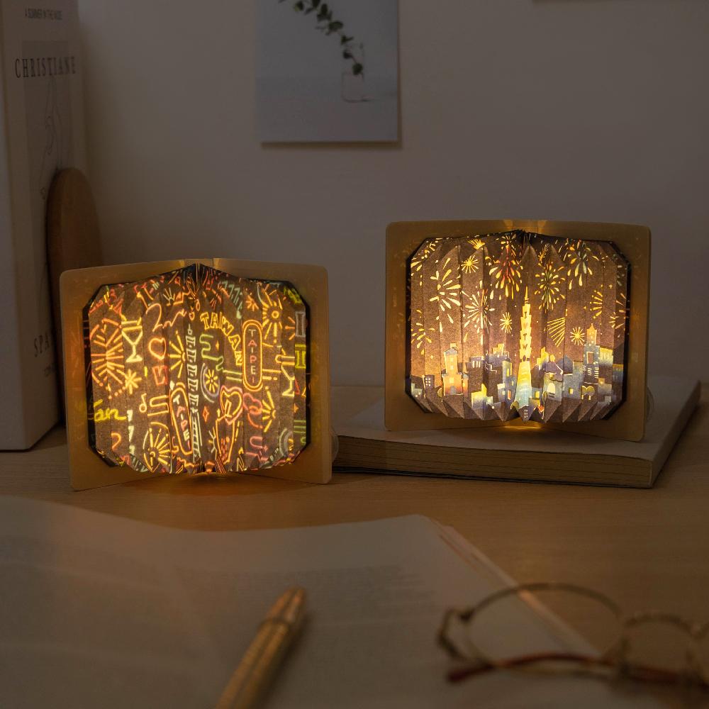 摺書燈｜晨曦日月潭| 猴子設計Monkey Design｜用創意認識台灣