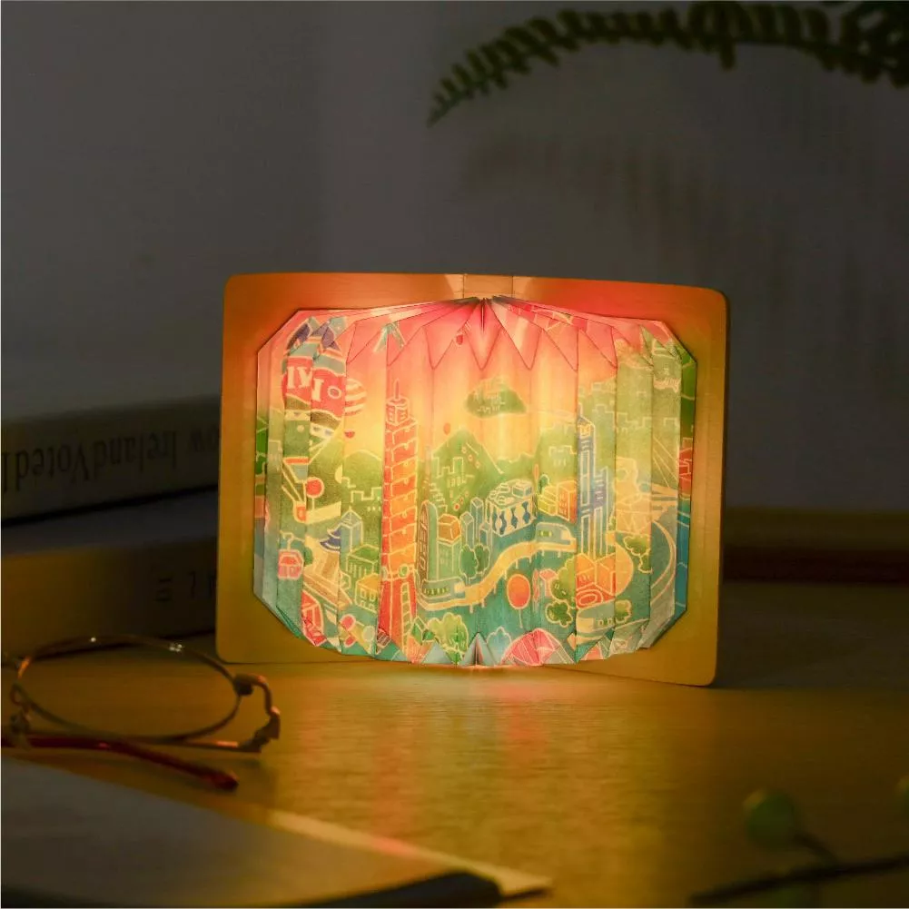 摺書燈｜鳥瞰台灣