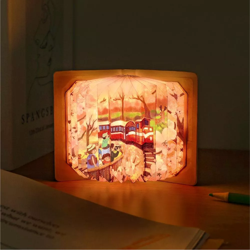 摺書燈｜櫻綻阿里山