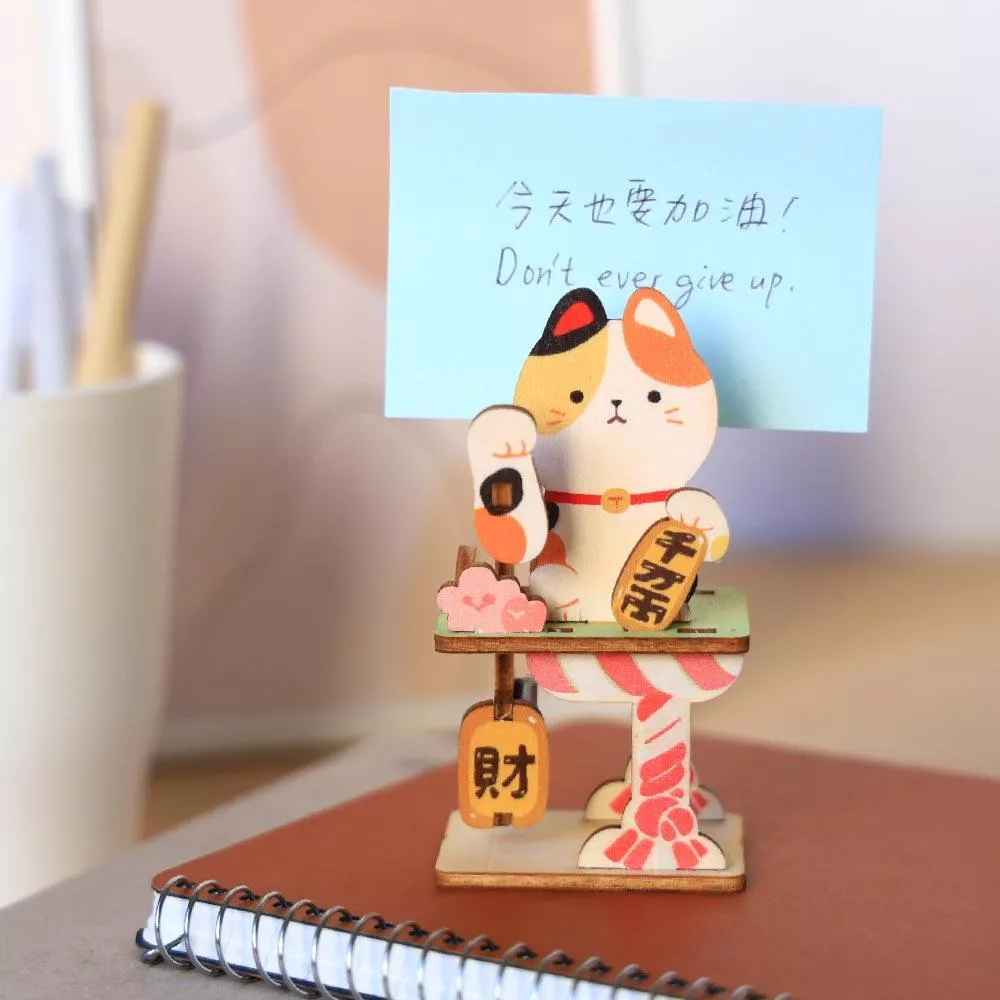 搖擺MEMO夾｜招財貓