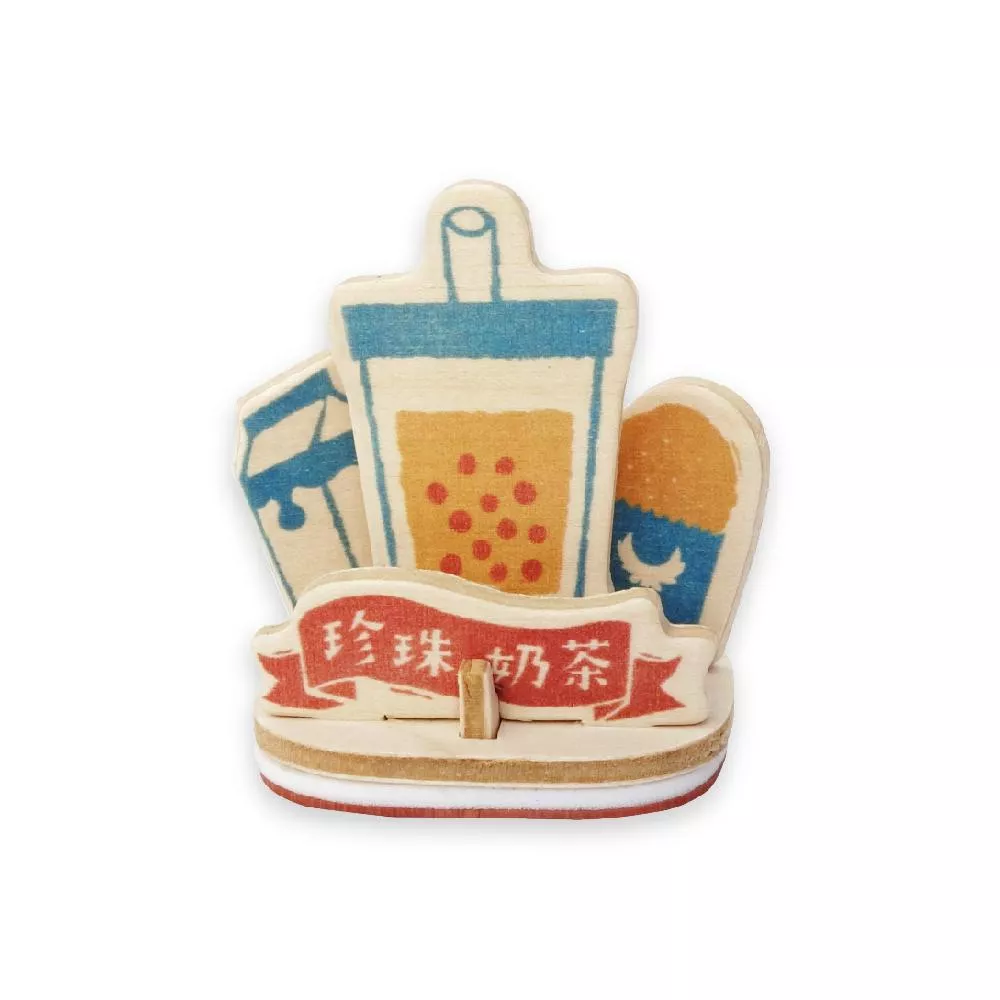 印章明信片｜珍珠奶茶