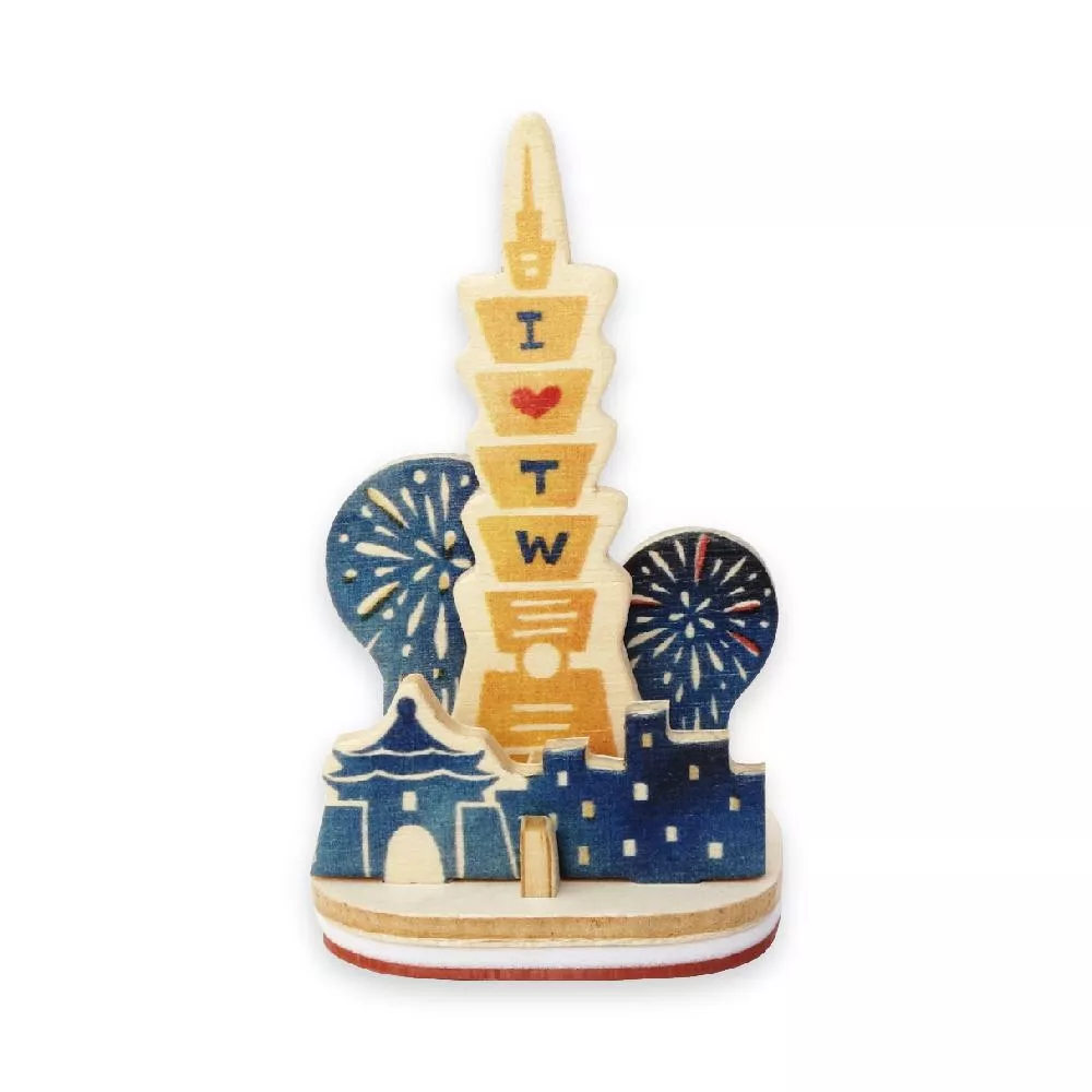 印章明信片｜台北煙火