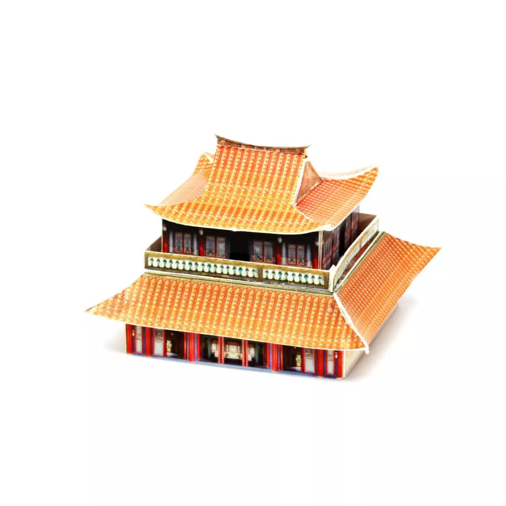 紙模型明信片｜赤崁樓