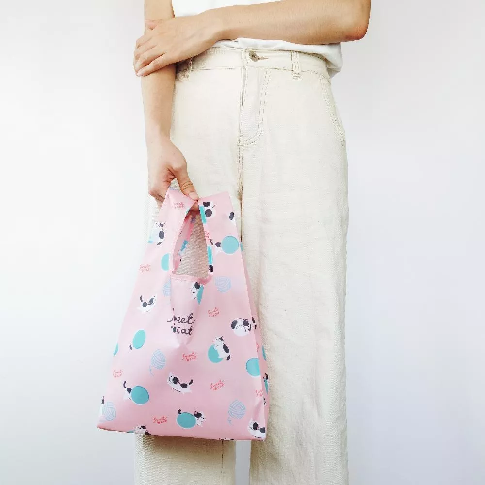 環保購物袋｜慵懶貓咪