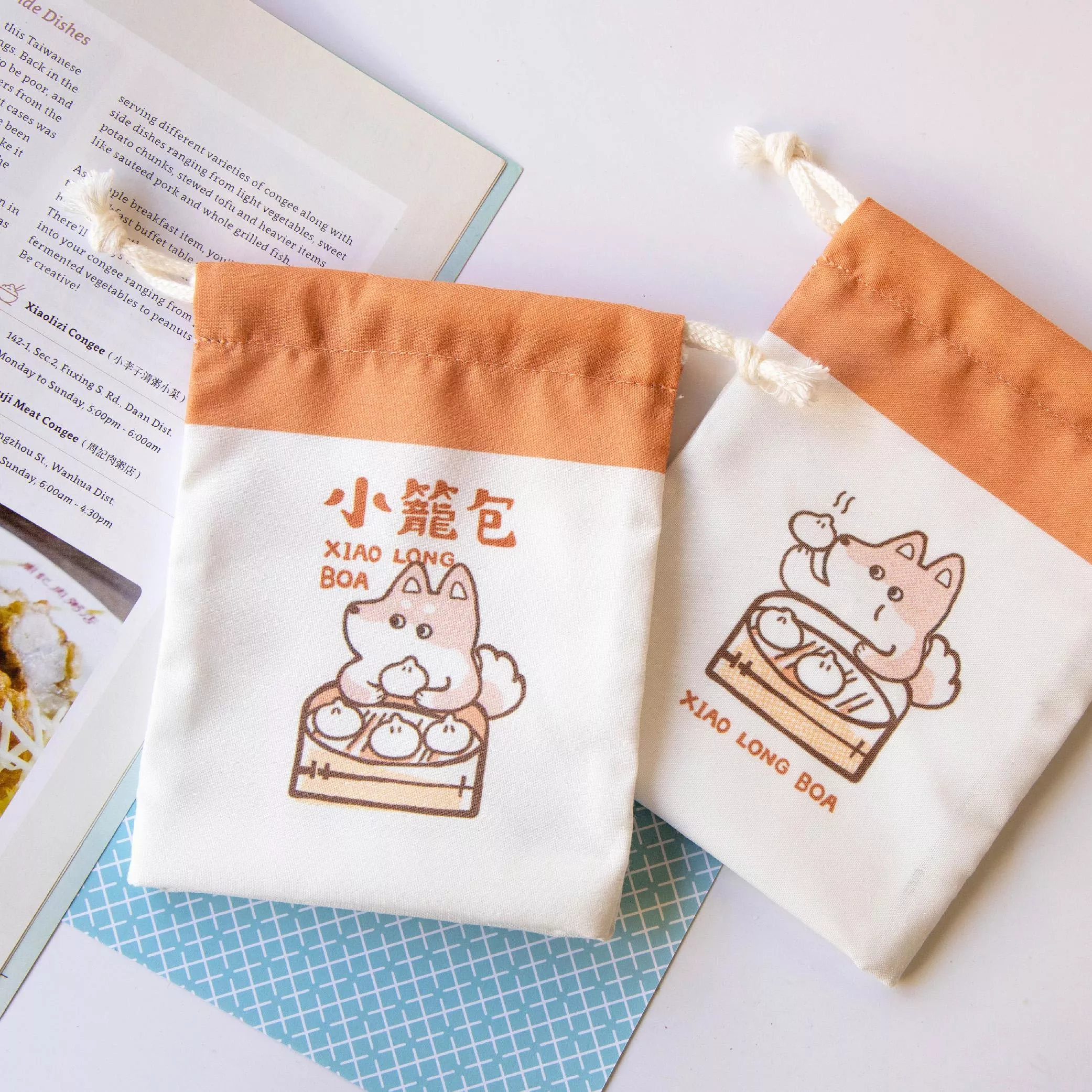 台灣小物袋｜小籠包柴