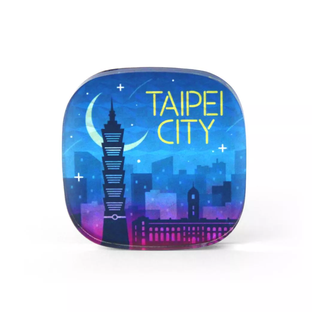 銀鑽磁鐵｜夜幕台北