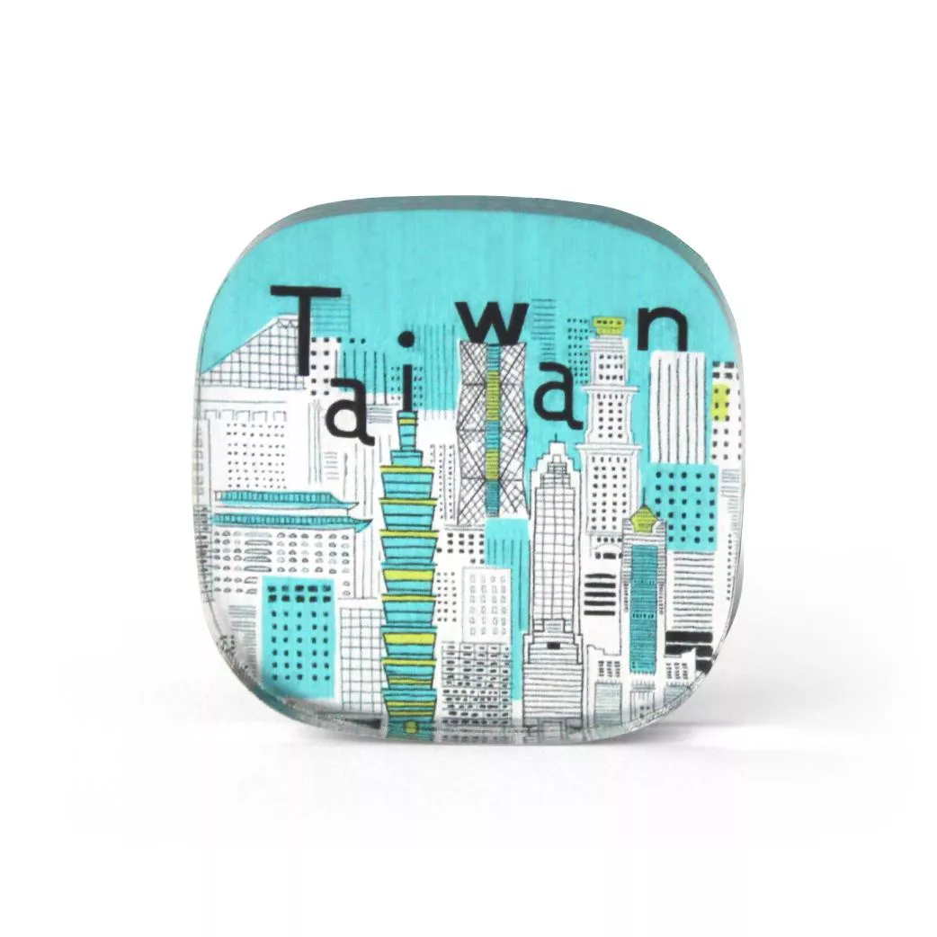 銀鑽磁鐵｜線條台灣