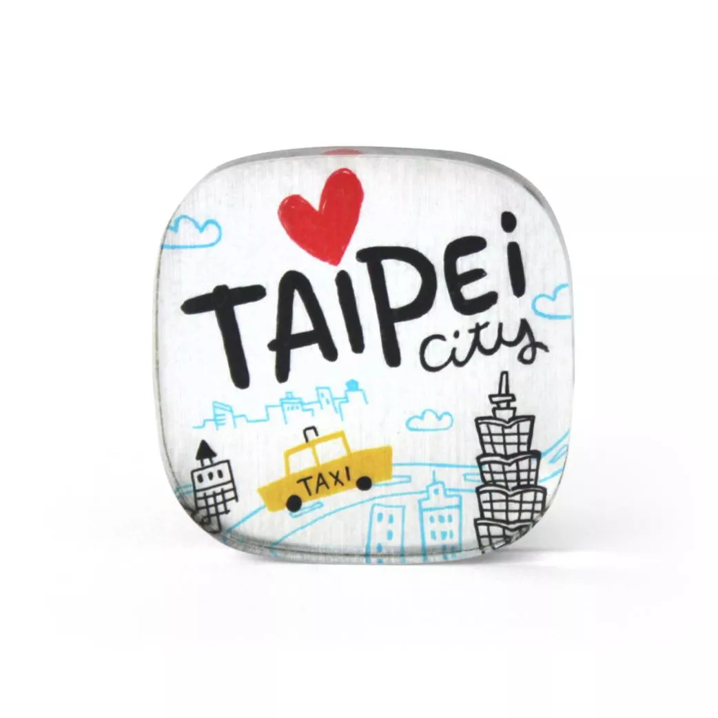 銀鑽磁鐵｜我愛台北