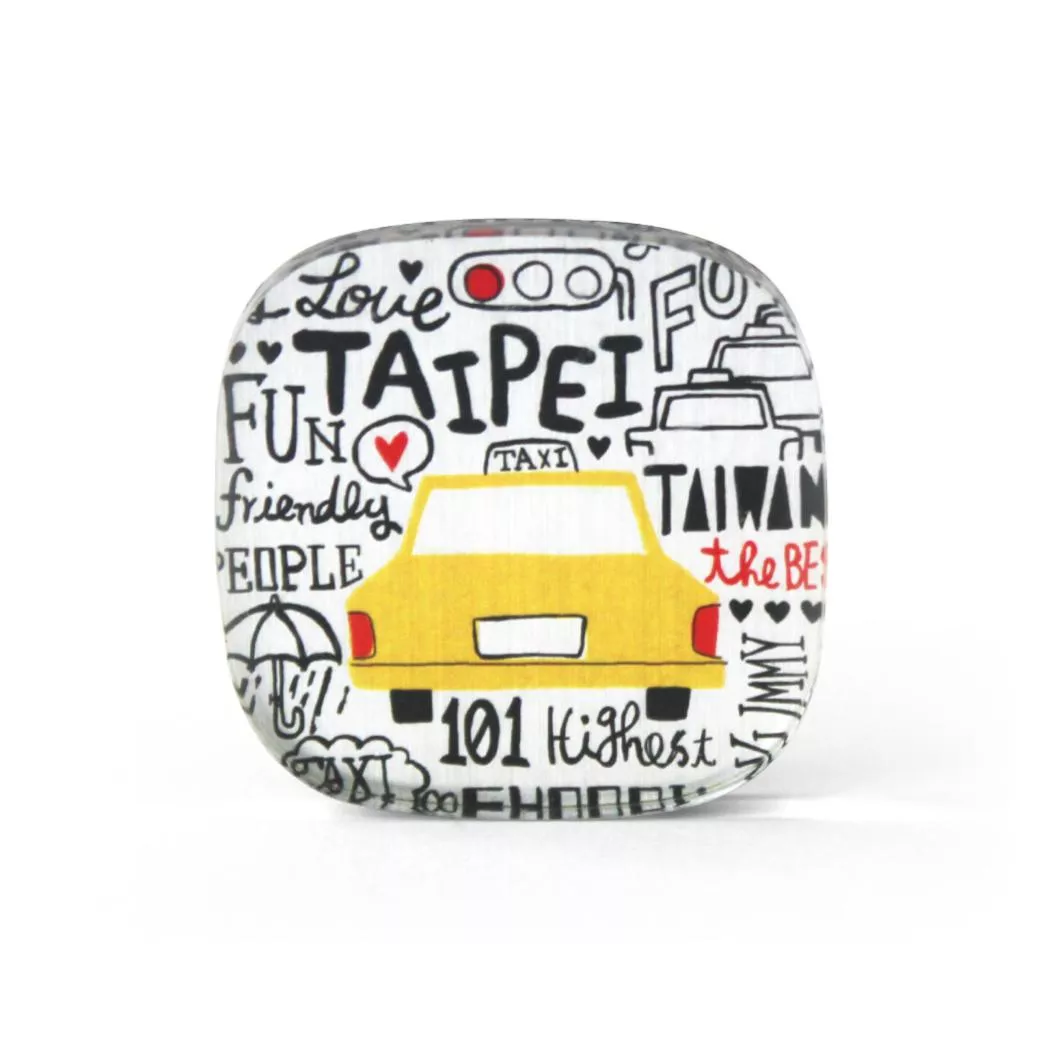 銀鑽磁鐵｜計程小黃