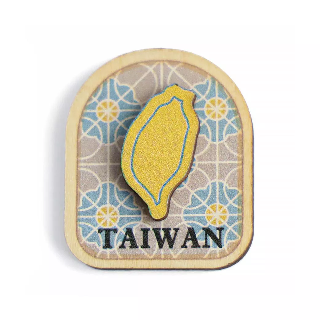 木質磁鐵｜花磚台灣