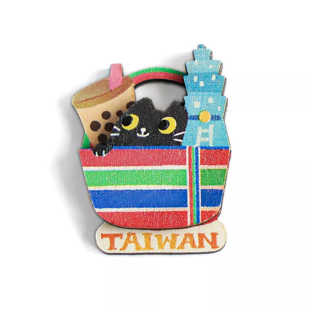 木質磁鐵｜台灣一茄芷