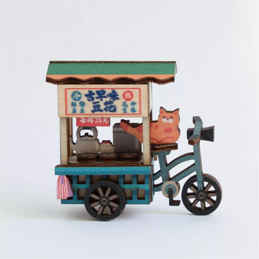 攤車磁鐵 (成品版/DIY版)｜古早味豆花