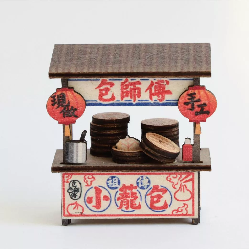 攤車磁鐵 (成品版/DIY版)｜小籠包