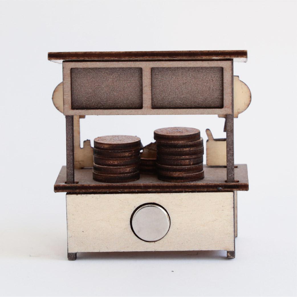 攤車磁鐵(成品版/DIY版)｜小籠包| 猴子設計Monkey Design｜用創意認識