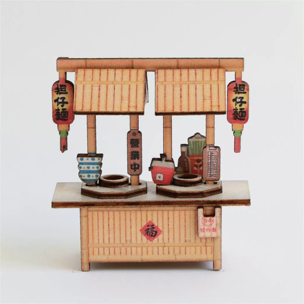 攤車磁鐵 (成品版/DIY版)｜台南擔仔麵