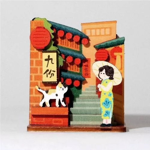 迷你桌上收納DIY｜九份憶豎崎