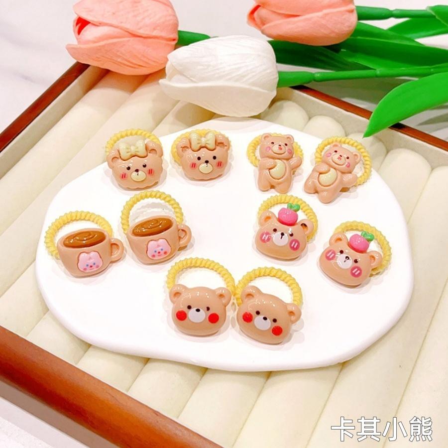 ❤️Annie❤️兒童卡通髮圈 綁頭髮 髮圈 髮飾 髮束 頭繩 兒童髮圈 女童 馬尾 丸子頭 公主頭 綁辮子 橡皮筋頭飾