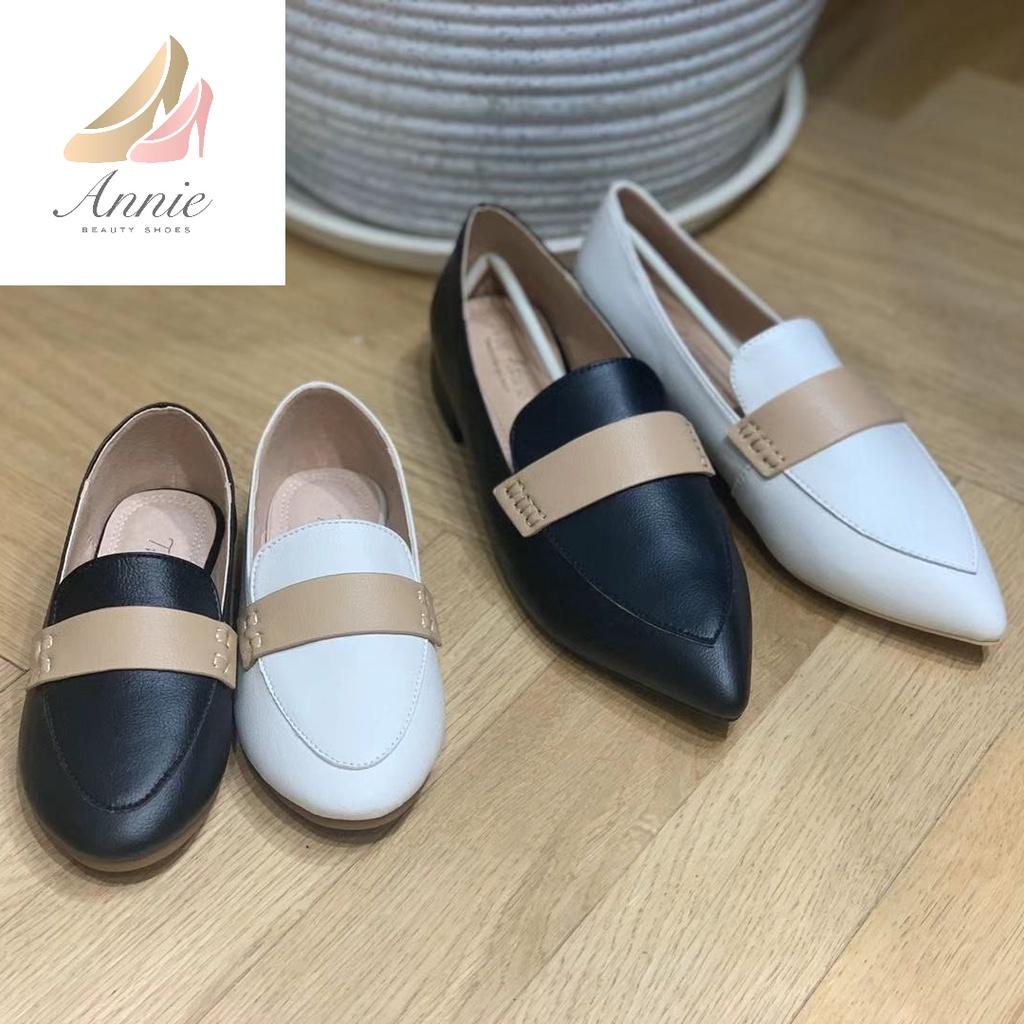 ❤Annie❤韓國韓版個性簡約親子鞋 童鞋 女童鞋 男童鞋 女鞋 平底鞋 皮鞋 尖頭鞋 原價385元
