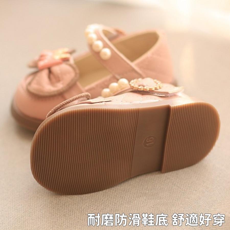 ❤️Annie❤️寶寶公主小皮鞋 寶寶鞋 小童鞋 女童皮鞋 童鞋 休閒鞋 寶寶皮鞋 幼童皮鞋 樂福鞋 中小童 蝴蝶結珍珠