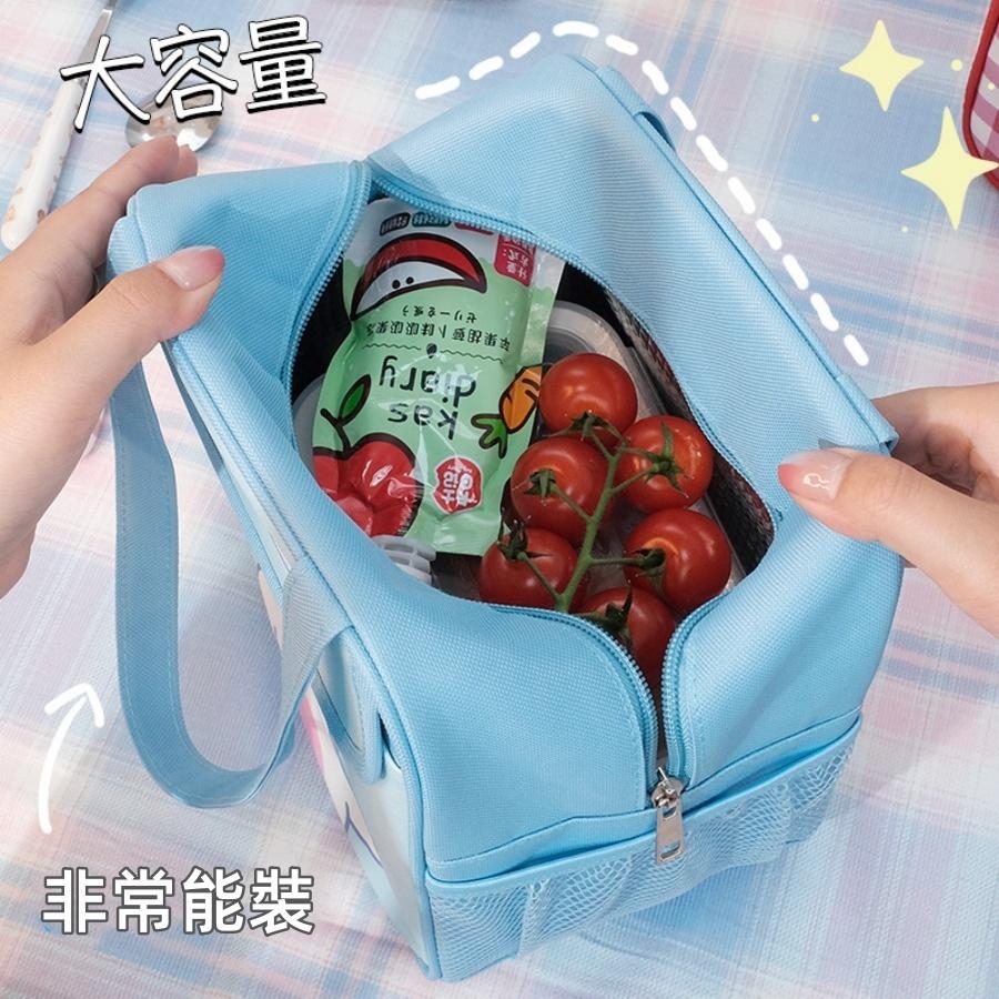 ❤️Annie❤️Q萌系列可愛便當袋 學生午餐袋 保溫袋 便當包 大容量飯盒袋 上班族便當包 食物保鮮袋 保冷袋 便當盒