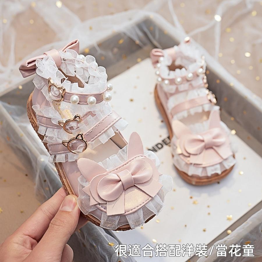 ❤️Annie❤️女童洛麗塔公主鞋 童鞋 兒童皮鞋 娃娃鞋 公主鞋 公主皮鞋 女童鞋 平底鞋 中大童 軟底單鞋 中筒鞋