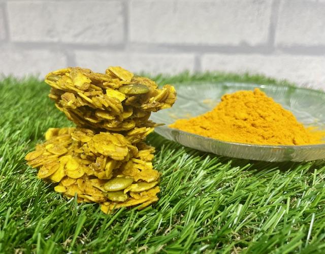 蔓越莓/薑黃胡椒燕麥脆片120克 異麥芽寡糖 X 杏仁片 X 黑糖 輕盈零食新選擇