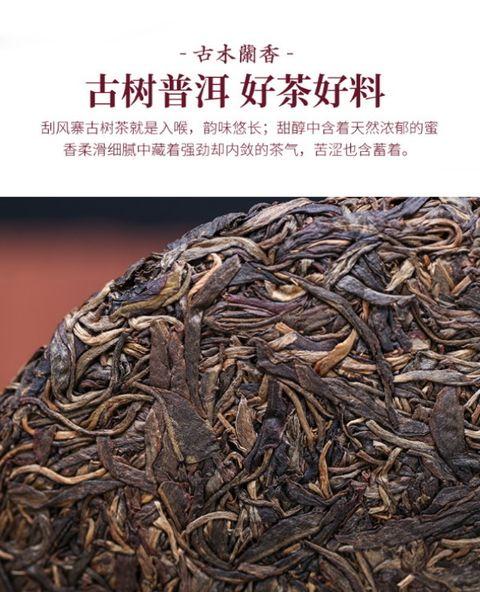 普洱茶生茶 [彩程] 2013 癸巳年 刮風寨 古樹茶 100克 生沱