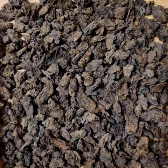 普洱茶熟茶 [彩程] 1980 乾倉老茶頭 珍珠沱 100克 散茶