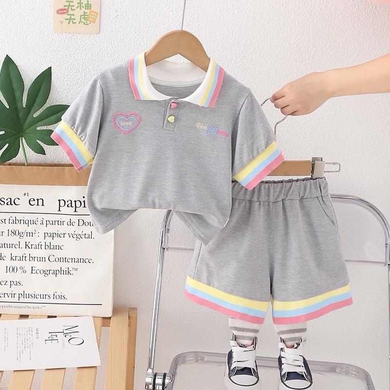 現｜愛心彩色翻領套裝