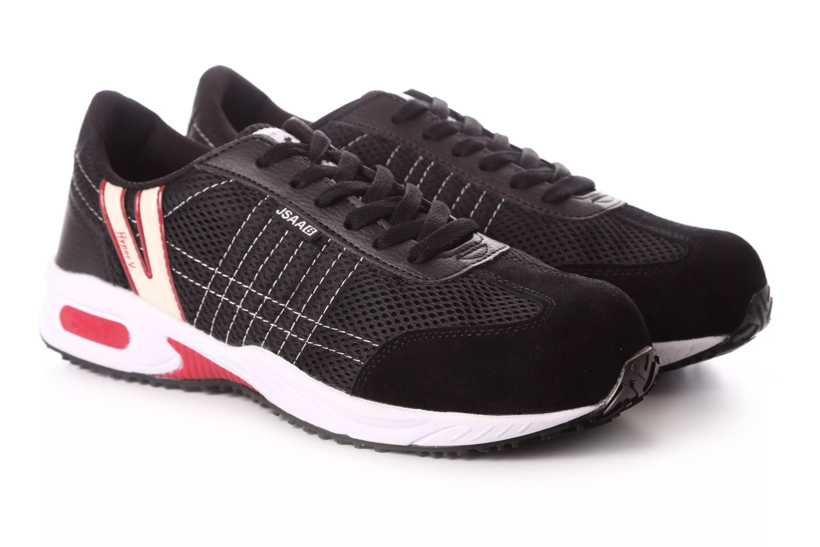 日本Hyper V，全場域專業防滑工作運動鞋(護趾頭) HV-2000BK墨