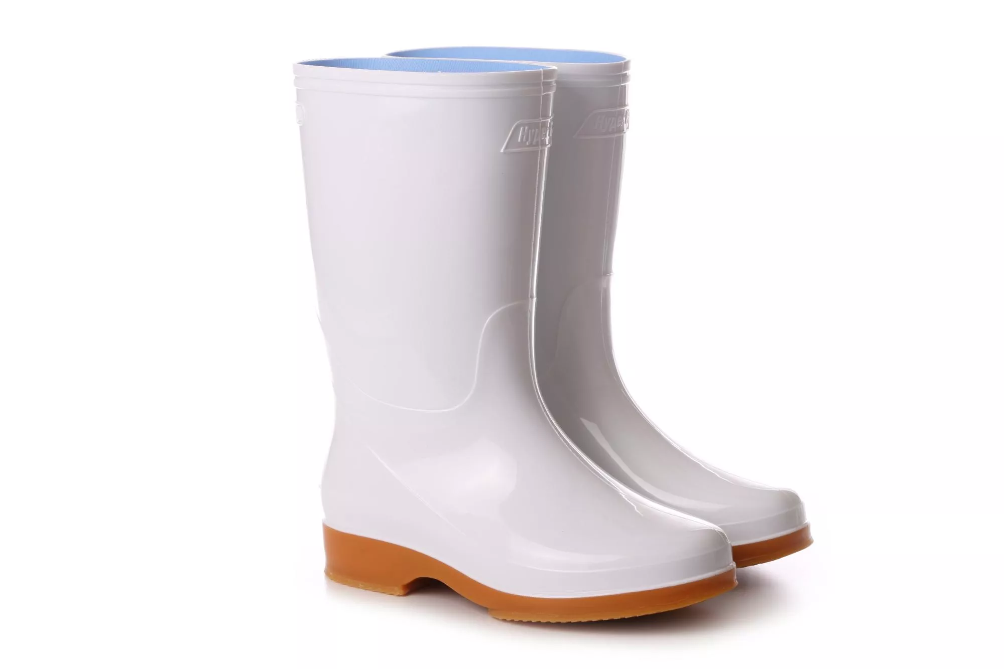 日本Hyper V，2.5倍超極限防滑，食品工作雨鞋 HV-4000WH月白