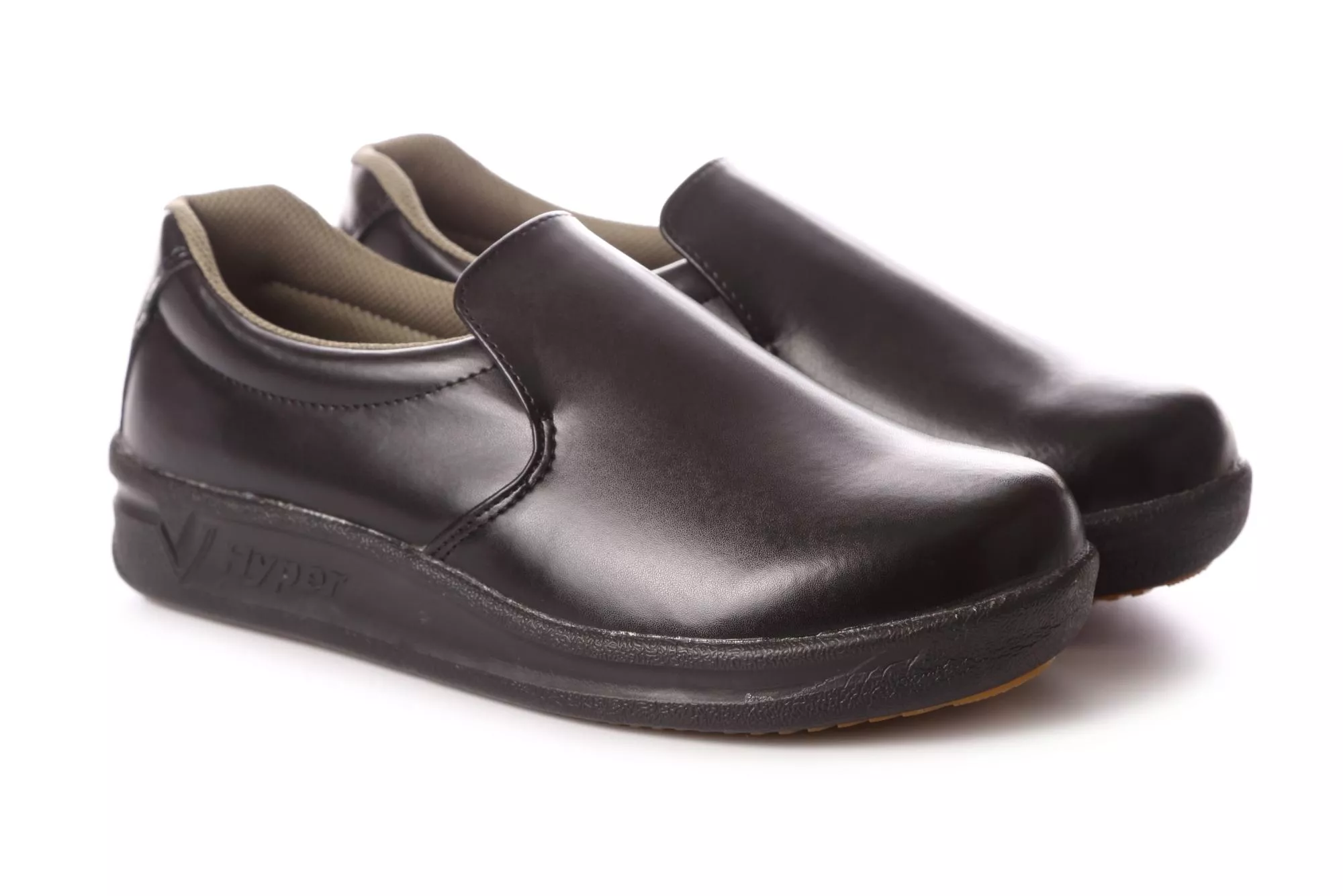 日本Hyper V，極濕地防滑工作鞋(餐廳外場鞋、廚師鞋) HV-5000BK黑橡