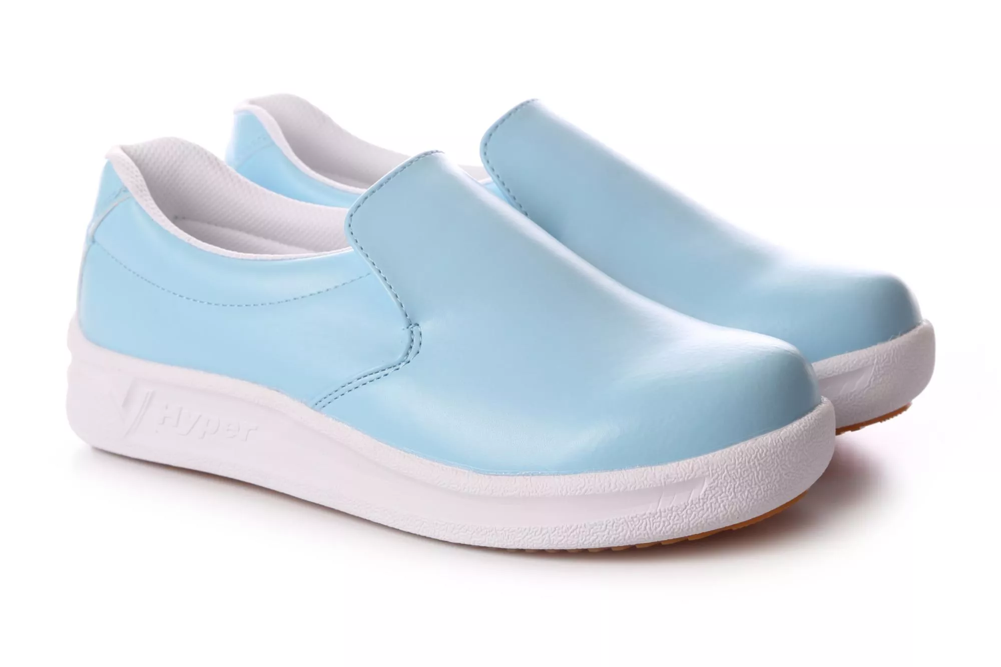 日本Hyper V，輕量舒柔，高防滑休閒鞋(工作鞋、輕便鞋) HV-5000BU青水藍