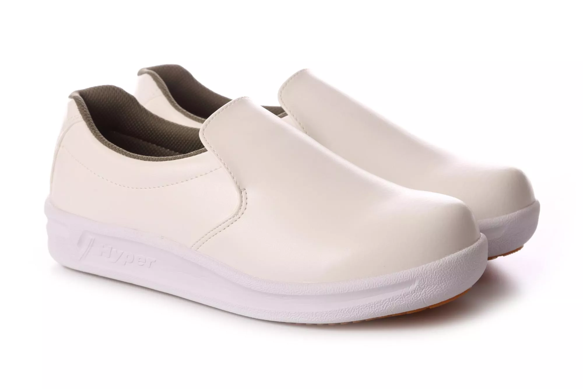 日本Hyper V，輕量舒柔，高防滑休閒鞋(護士鞋、食品工作鞋) HV-5000WH白練